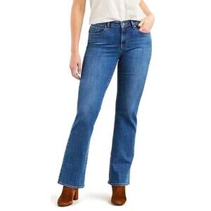 Levi's Classic Relaxed Boot Cut Stretch 550 Jeans medium wash ladies Size 8L